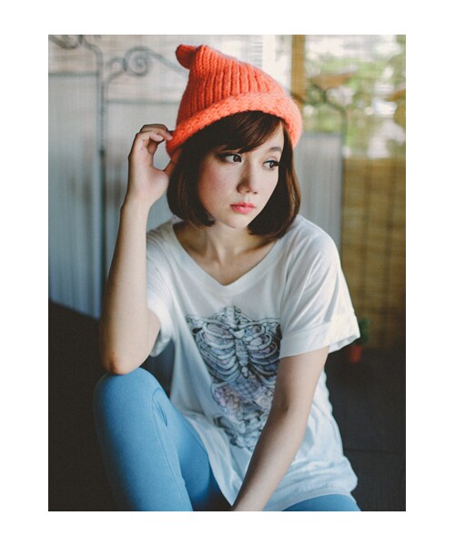 lazybone（レイジーボーン）の「Sweet Girl（トップス・レディース・白色・S/M）」の3枚目の写真