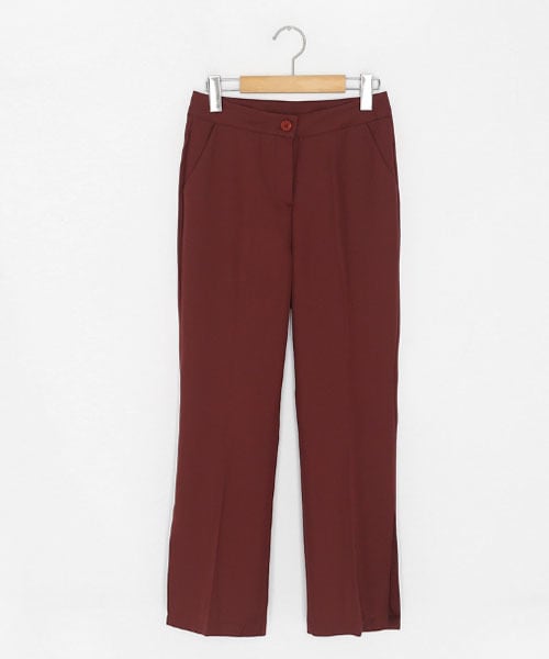 DHOLIC(ディーホリック)の「スリットスリムスラックス(スラックス・レディース・グリーン/ブラウン/ブラック/ベージュ/レッド/その他・S/M/L)」の6枚目の写真