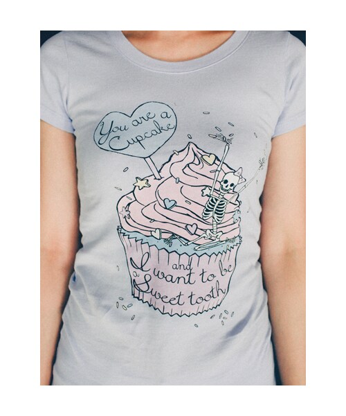 lazybone（レイジーボーン）の「Sweet tooth（トップス・レディース・藍紫色・S/M/L）」の4枚目の写真