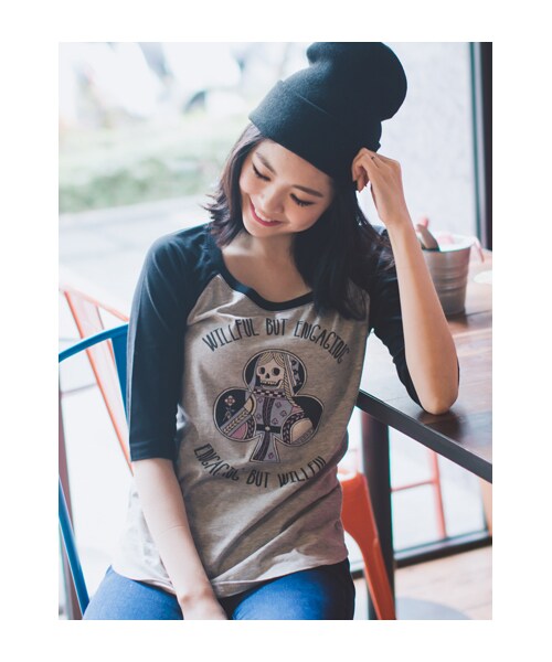 lazybone(レイジーボーン)の「Willful but Engaging(トップス・レディース・淺麻灰色・S/M)」の2枚目の写真