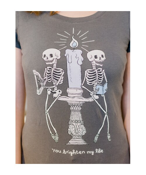 lazybone(レイジーボーン)の「Brighten my life(トップス・レディース・深灰色・S/M/L)」の6枚目の写真