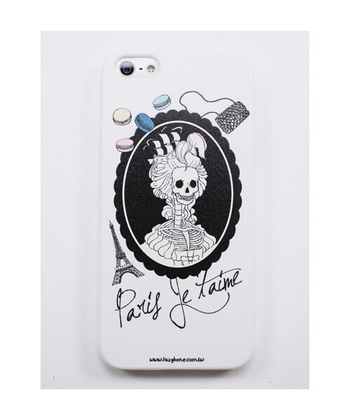 lazybone(レイジーボーン)の「Paris iPhone case(雑貨/ホビー・白色・4S/5)」の2枚目の写真