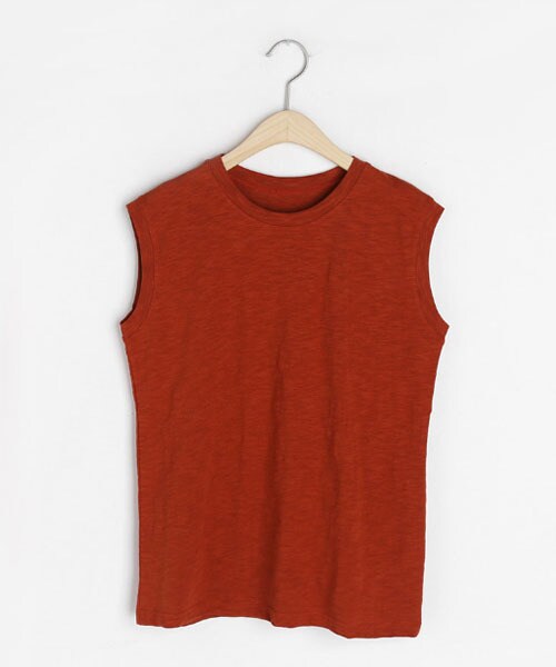 DHOLIC（ディーホリック）の「コットンスリーブレス（タンクトップ・レディース・ホワイト/ベージュ/ブラック/レッド・FREE）」の4枚目の写真