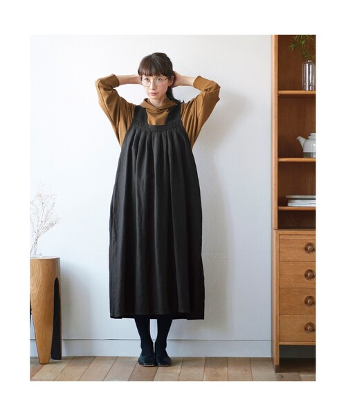 Sunny clouds（サニークラウズ）の「サニークラウズ ポンチなパーカー〈レディース〉キャメル（レディースファッション > トップス > パーカー・トレーナー・レディース・ブラウン・（身幅78/総丈67cm）/（身幅71/総丈65cm）/（身幅74/総丈65cm）/（身幅71/総丈68cm）/（身幅68/総丈65cm）/（身幅68/総丈62cm）/（身幅68/総丈68cm））」の5枚目の写真