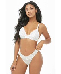 Forever 21 Lace-Trim Thong Panty