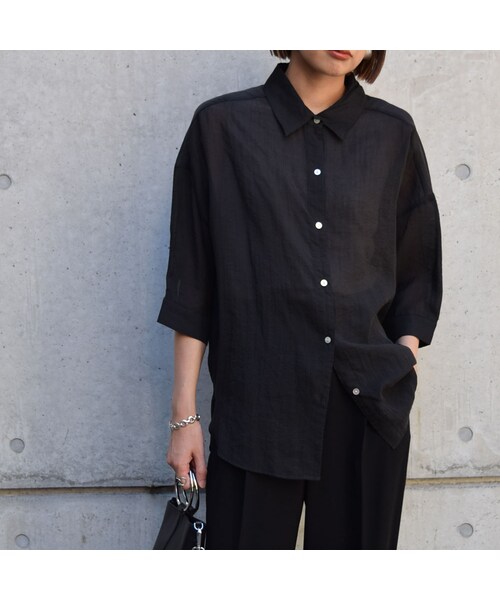 no brand（ノーブランド）の「バックスリットシアーシャツ（シャツ/ブラウス・レディース・その他）」の8枚目の写真