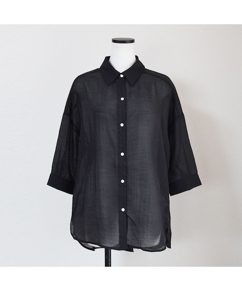 no brand（ノーブランド）の「バックスリットシアーシャツ（シャツ/ブラウス・レディース・その他）」の12枚目の写真