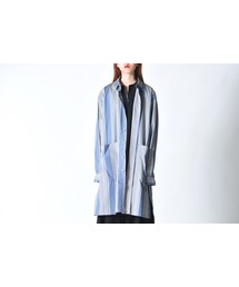 VOAAOV | ストライプロングシャツコート multi stripe(シャツ/ブラウス)