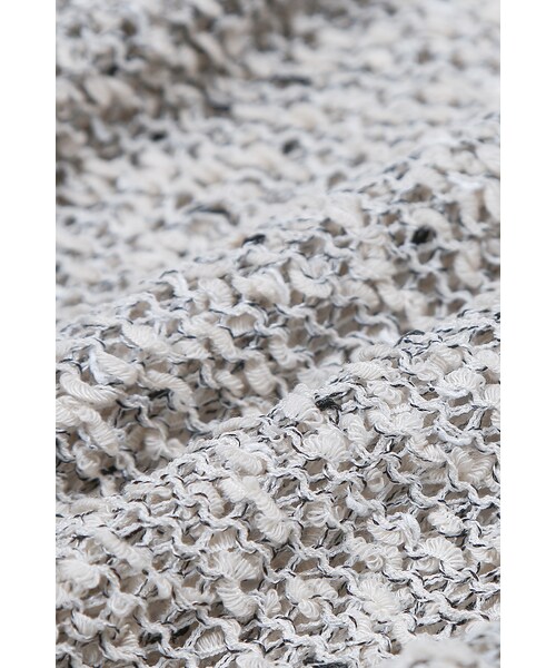 ORENDA（オレンダ）の「優雅混色下擺蕾絲針織衫（トップス・レディース・杏色/麻灰・F）」の9枚目の写真