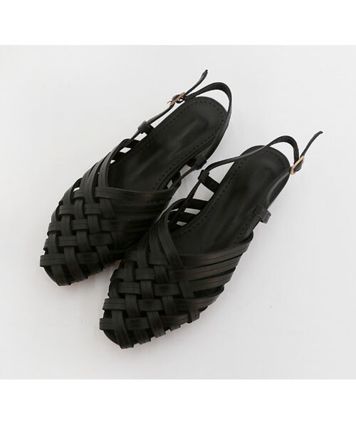 DHOLIC(ディーホリック)の「ウーブンサンダル(サンダル・レディース・ブラック/ホワイト/ブラウン/ベージュ・225/230/235/240/245/250)」の1枚目の写真