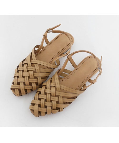 DHOLIC(ディーホリック)の「ウーブンサンダル(サンダル・レディース・ブラック/ホワイト/ブラウン/ベージュ・225/230/235/240/245/250)」の4枚目の写真