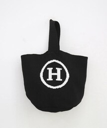 DHOLIC STYLE | [naning9] ワンハンドルHロゴニットバッグ(ハンドバッグ)