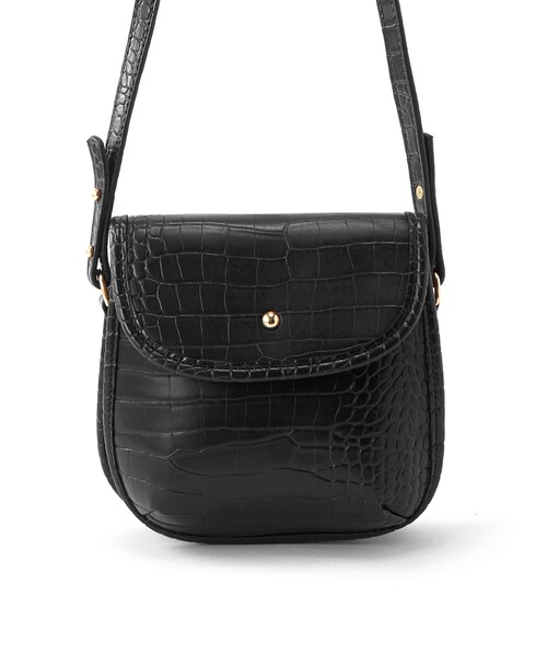 GRL（グレイル）の「クロコダイル柄ショルダーバッグ（ショルダー