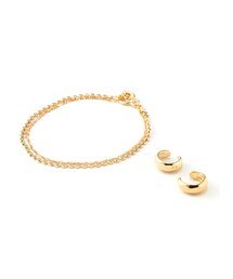 GRL | チェーンブレス×イヤーカフ2点セット(ブレスレット)