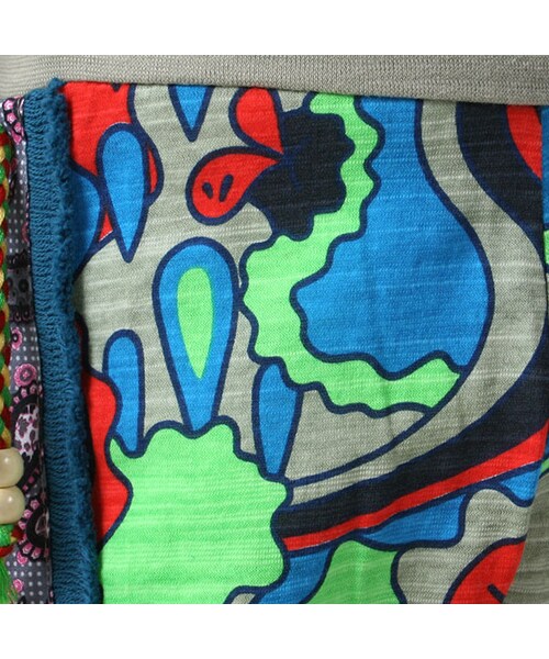 BACK ALLEY（バックアレイ）の「ハーフパンツ（アフロラヴァイタミン柄）（パンツ・キッズ・グレー/ライトグリーン・80cm/90cm/100cm/110cm/120cm）」の8枚目の写真