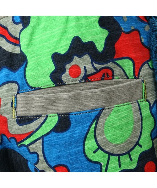 BACK ALLEY（バックアレイ）の「ハーフパンツ（アフロラヴァイタミン柄）（パンツ・キッズ・グレー/ライトグリーン・80cm/90cm/100cm/110cm/120cm）」の10枚目の写真