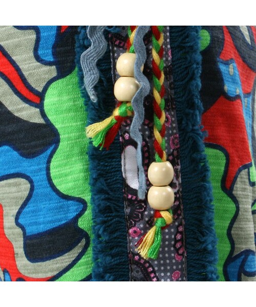 BACK ALLEY（バックアレイ）の「ハーフパンツ（アフロラヴァイタミン柄）（パンツ・キッズ・グレー/ライトグリーン・80cm/90cm/100cm/110cm/120cm）」の9枚目の写真