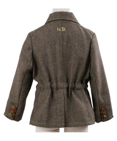 Natural Boo(ナチュラルブー)の「ツイードジャケット(トップス・キッズ・ブラウン/グレー・90cm/100cm/110cm/120cm/130cm)」の12枚目の写真