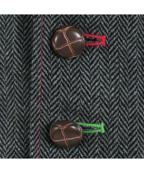 Natural Boo(ナチュラルブー)の「ツイードジャケット(トップス・キッズ・ブラウン/グレー・90cm/100cm/110cm/120cm/130cm)」の4枚目の写真