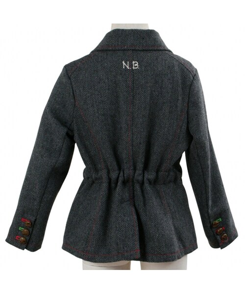 Natural Boo(ナチュラルブー)の「ツイードジャケット(トップス・キッズ・ブラウン/グレー・90cm/100cm/110cm/120cm/130cm)」の13枚目の写真