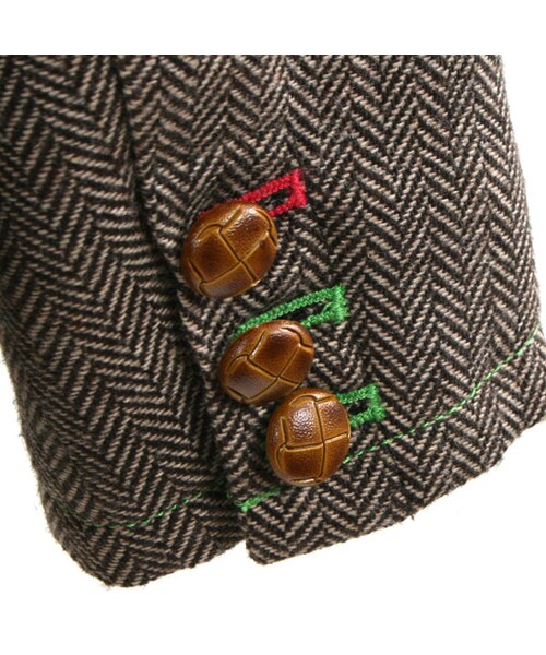 Natural Boo(ナチュラルブー)の「ツイードジャケット(トップス・キッズ・ブラウン/グレー・90cm/100cm/110cm/120cm/130cm)」の9枚目の写真