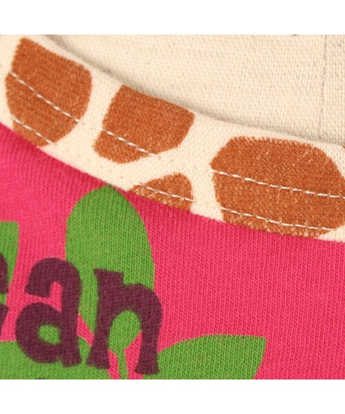 BACK ALLEY（バックアレイ）の「ショートスリーブTee（キリンの親子）（トップス・キッズ・グリーン/オフホワイト/ピンク・90cm/100cm/110cm/120cm/130cm）」の19枚目の写真
