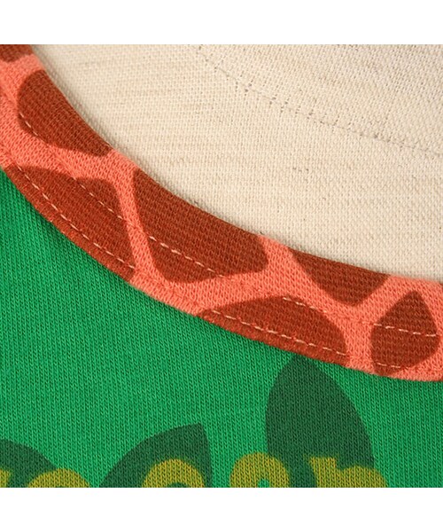 BACK ALLEY（バックアレイ）の「ショートスリーブTee（キリンの親子）（トップス・キッズ・グリーン/オフホワイト/ピンク・90cm/100cm/110cm/120cm/130cm）」の13枚目の写真