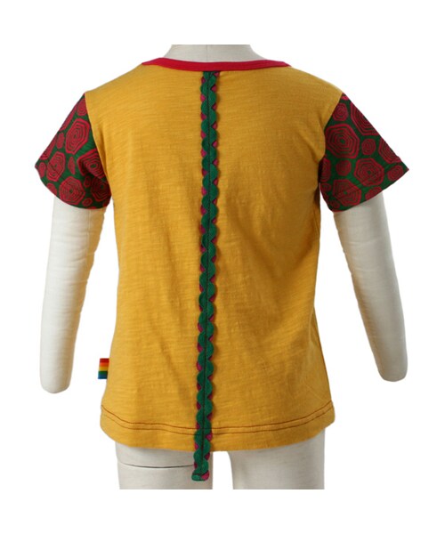 BACK ALLEY(バックアレイ)の「ショートスリーブTee(カメレオン)(トップス・キッズ・ブラック/ピンク/イエロー・80cm/90cm/100cm/110cm/120cm/130cm)」の6枚目の写真