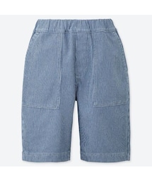 UNIQLO | BOYS カットソーストライプイージーショートパンツ（オンラインストア限定サイズ）(その他パンツ)