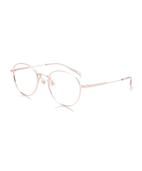 JINS（ジンズ）の「【Modern Deco Metal】（メガネ・レディース・ネイビー(58)/サーモンピンク(03)/ブラウンデミ(86)/ブラック(94)・Small 49□20-141○42）」の4枚目の写真