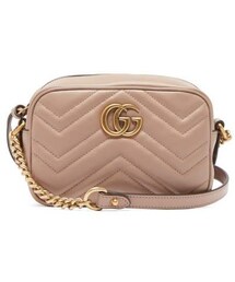Gucci - Gg Marmont Mini Quilted Leather Cross Body Bag - Womens - Nude