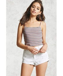 Forever 21 Stripe Cropped Cami