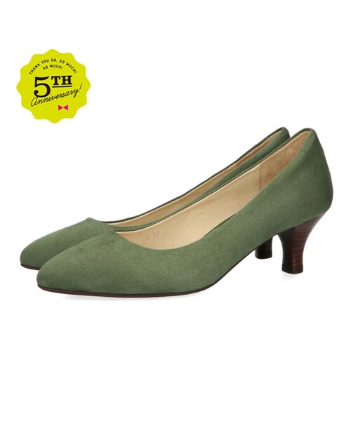 ORiental TRaffic（オリエンタルトラフィック）の「ミドルヒールパンプス（その他・レディース・ブラック/ブラウン/グリーン/グレー/レッド・33/34/35/36/37/38/39/40/41/42/43）」の3枚目の写真