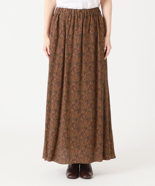 FRAMeWORK（フレームワーク）の「ペイズリープリントマキシスカート◆（スカート・キャメル/36/在庫あり/38）」の8枚目の写真