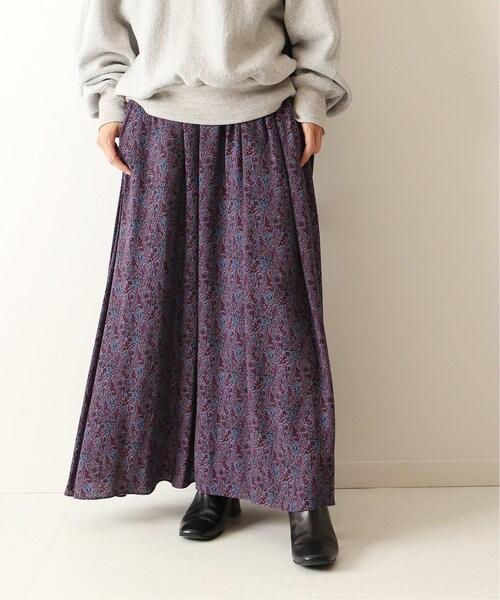 FRAMeWORK（フレームワーク）の「ペイズリープリントマキシスカート◆（スカート・キャメル/36/在庫あり/38）」の2枚目の写真