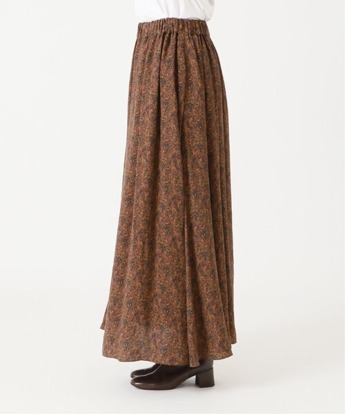 FRAMeWORK（フレームワーク）の「ペイズリープリントマキシスカート◆（スカート・キャメル/36/在庫あり/38）」の9枚目の写真