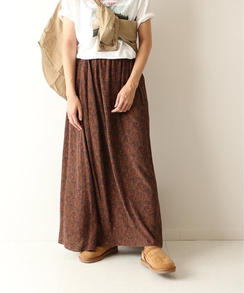 FRAMeWORK（フレームワーク）の「ペイズリープリントマキシスカート◆（スカート・キャメル/36/在庫あり/38）」の20枚目の写真