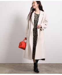 ROPE'（ロペ）の「カシミヤ混リバー仕立てラップコート（）」 - WEAR