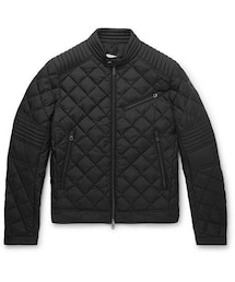 MONCLER | Moncler Breitman Quilted Shell Down Biker Jacket(テーラードジャケット)