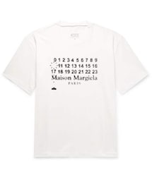 Maison Margiela | Maison Margiela Oversized Printed Cotton-Jersey T-Shirt(Tシャツ/カットソー)