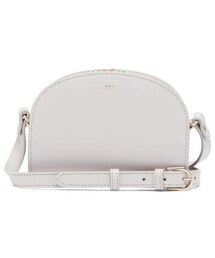 A.P.C. | A.P.C. A.p.c. - Half Moon Smooth Leather Cross Body Bag - Womens - Grey(ショルダーバッグ)