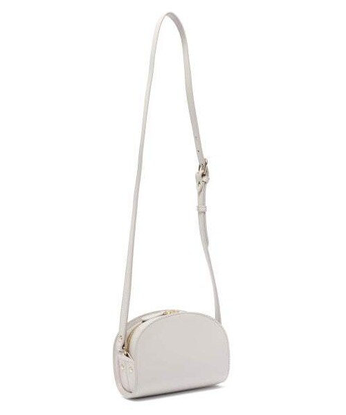 A.P.C.（アーペーセー）の「A.P.C. A.p.c. - Half Moon Smooth Leather Cross Body Bag - Womens - Grey（ショルダーバッグ・レディース・Gray・One Size）」の2枚目の写真
