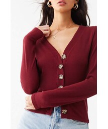 Forever 21 Button-Front Knit Cardigan