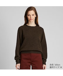UNIQLO | プレミアムラムクルーネックセーター（長袖）(ニット/セーター)