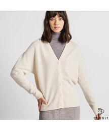 UNIQLO | 3Dプレミアムラムコクーンカーディガン（長袖）(ニット/セーター)