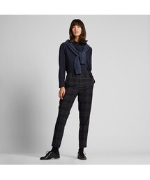 UNIQLO | EZYアンクルパンツ（ウールライク・丈標準66～68cm）(その他パンツ)