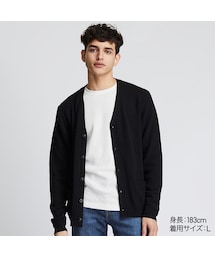 UNIQLO | プレミアムラムVネックカーディガン（長袖）(ニット/セーター)
