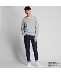 UNIQLO | プレミアムラムVネックセーター（長袖）(ニット/セーター)