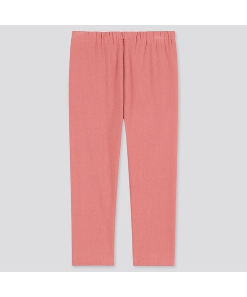 UNIQLO（ユニクロ）の「フリースレギンス（10分丈）（その他ベビー用品・キッズ・DARK GRAY 08/BLUE 64/BLUE 68/PINK 12/GREEN 54/BLACK 09/NATURAL 30・90/100/70/110/80）」の7枚目の写真