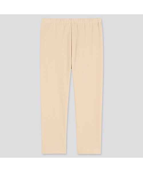 UNIQLO（ユニクロ）の「フリースレギンス（10分丈）（その他ベビー用品・キッズ・DARK GRAY 08/BLUE 64/BLUE 68/PINK 12/GREEN 54/BLACK 09/NATURAL 30・90/100/70/110/80）」の3枚目の写真